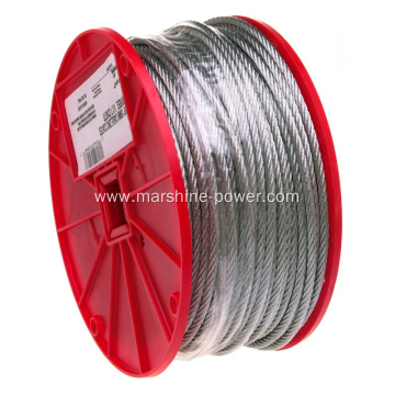 Bright Grease Oil Steel Wire Rope